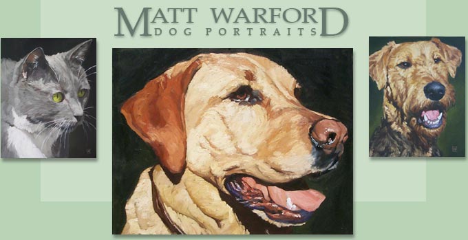 Visit Matt Warford's dog paintings